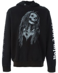 Palm Angels Skull Print Hoodie