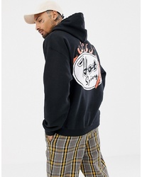 New Love Club Spicey Back Print Hoodie