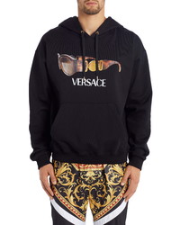 Versace Sunglasses Graphic Hooded Sweatshirt