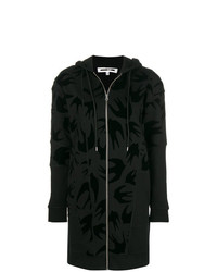 McQ Alexander McQueen Swallow Print Zip Front Hoodie