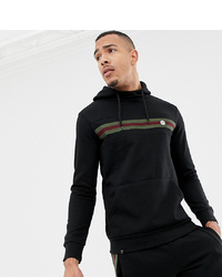 Le Breve Tall Chest Striped Hoodie