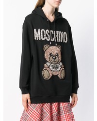 Moschino Teddy Bear Embellished Hoodie