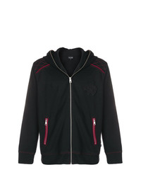 Just Cavalli Tiger Patch Zipped Hoodie