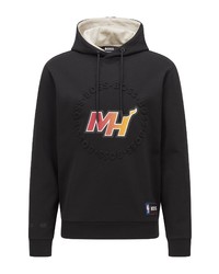 BOSS X Nba Bounce2 3 Emed Hoodie In Black Miami Heat At Nordstrom