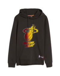 BOSS X Nba Wbounce 2 Miami Heat Logo Hooded Sweatshirt
