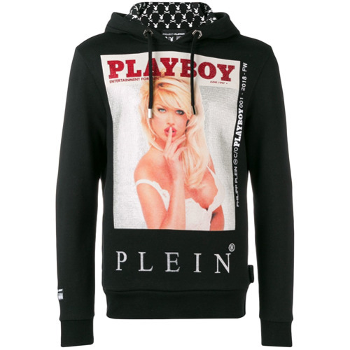 Philipp Plein X Playboy Printed Crystal Hoodie, $976