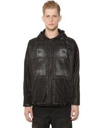 Givenchy Jesus Printed Nylon Windbreaker Jacket