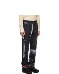 Serapis Black And Multicolor Ballast Twin Jeans