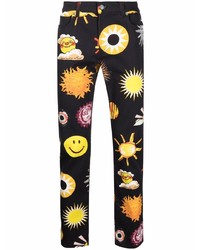 Moschino Celestial Printed Straight Jeans
