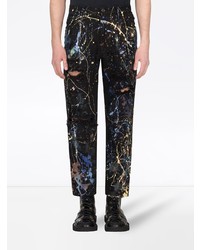 Dolce & Gabbana Colour Splash Effect Jeans