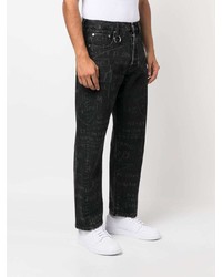 Études Etudes Corner Sketch Style Print Jeans