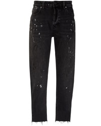 Neuw Factory Spray Paint Effect Distressed Jeans