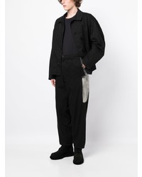 Yohji Yamamoto Fringed Cotton Jeans