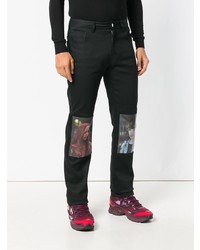 Raf Simons Graphic Print Fitted Jeans