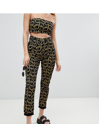 One Above Another Mom Jeans In Chain Denim Co Ord Multi