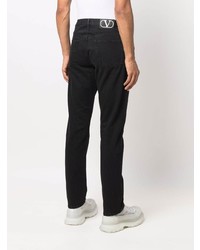 Valentino Patch Detail Straight Jeans