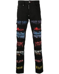 Philipp Plein Super Rock Patch Jeans