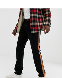 Reclaimed Vintage The 89 Tapered Fit Jeans With Side Tape