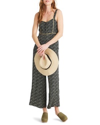 Madewell Button Front Wide Leg Jumpsuit