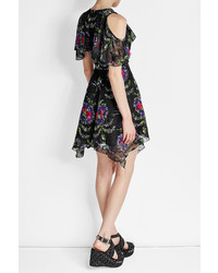 Anna Sui Printed Dress With Lace