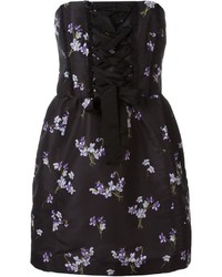 RED Valentino Lace Front Floral Print Dress
