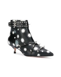 RED Valentino Red Printed Ankle Boots