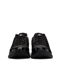 Balmain Black And Silver B Trail Sneakers