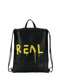Gucci Ghost Drawstring Backpack, $1,457 | farfetch.com | Lookastic