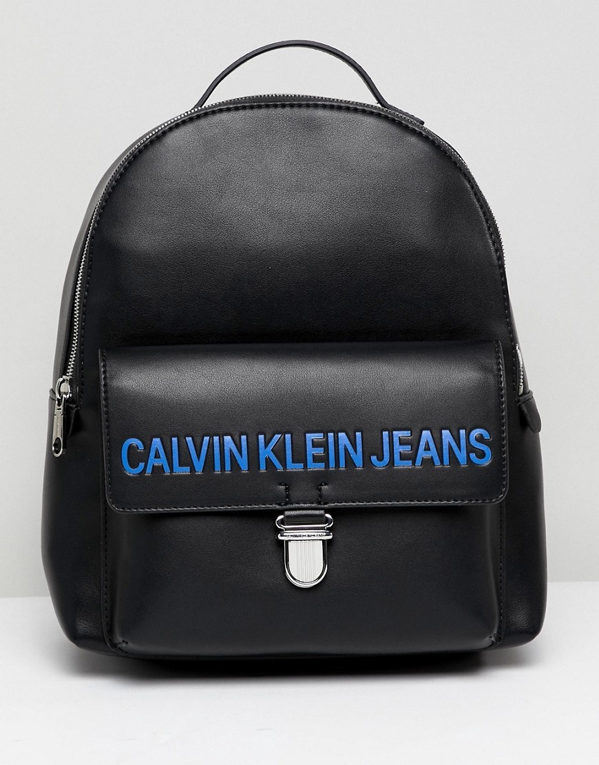 Billable Feed on suitcase Calvin Klein Jeans Sculpted Backpack With Logo, $164 | Asos | Lookastic
