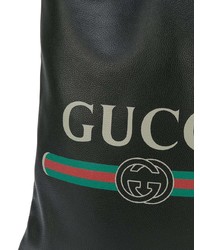 Gucci Print Drawstring Backpack
