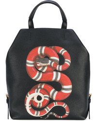 Gucci Snake Print Backpack