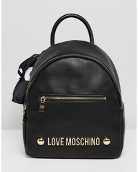 Love Moschino Stud Logo Backpack