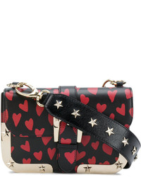 RED Valentino Hearts Print Shoulder Bag