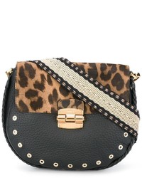 Furla Leopard Print Shoulder Bag
