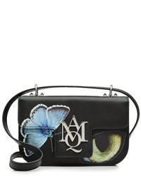 Alexander McQueen Printed Leather Shoulder Bag