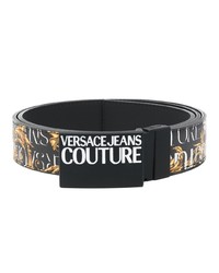 VERSACE JEANS COUTURE Barocco Logo Print Belt