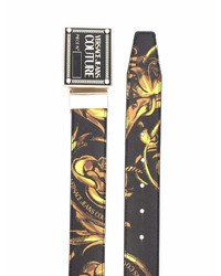 VERSACE JEANS COUTURE Baroque Print Buckled Belt