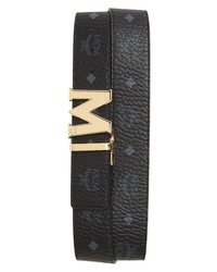MCM Reversible Signature Leather Belt