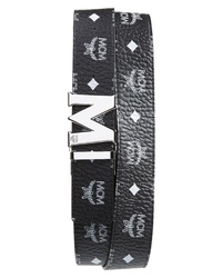 MCM Visetos Faux Leather Belt