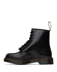 Dr. Martens Black Keith Haring Edition 1460 Boots