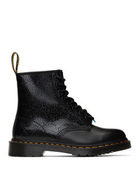 Dr. Martens Black Keith Haring Edition 1460 Boots
