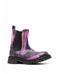Moschino Abstract Print Chelsea Boots