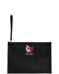 Kenzo Black Limited Edition Tiger Pouch