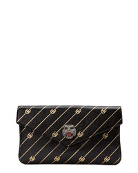Gucci Broadway Gg Archive P Leather Envelope Clutch