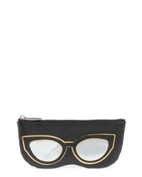 Rebecca Minkoff Cat Eye Sunnies Print Leather Pouch