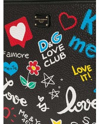 Dolce & Gabbana Cleo Mural Print Clutch