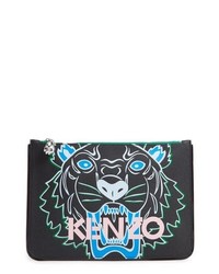 Kenzo Icon Leather Pouch Clutch