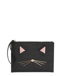 kate spade new york Medium Cats Meow Bella Leather Pouch