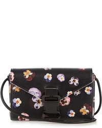 Christopher Kane Devine Ditsy Pansy Large Leather Cross Body Bag