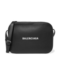 Balenciaga Everyday Printed Textured Leather Camera Bag